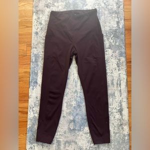 Dark Purple Workout Leggings w/ pockets